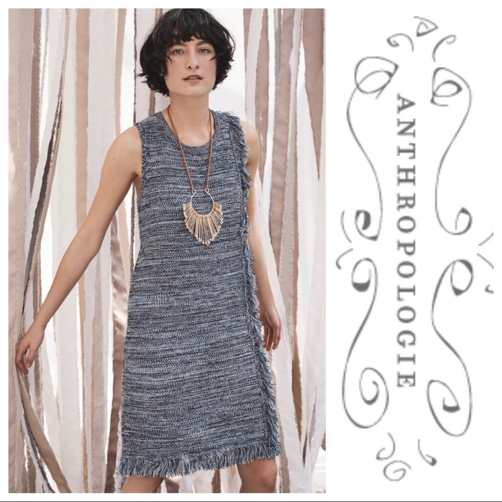 NWT Holding Horses Fringed Sweater Dress